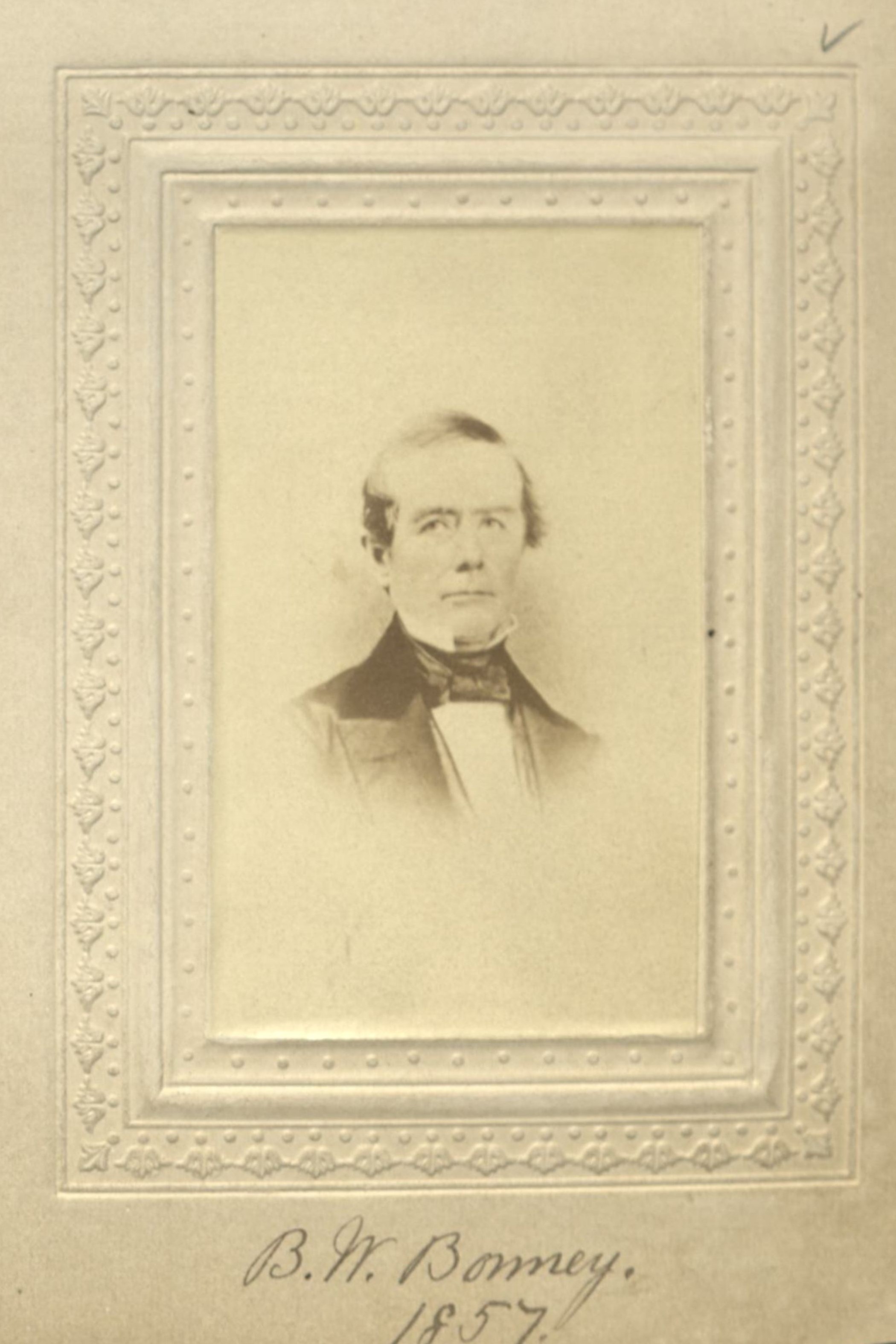 Member portrait of Benjamin W. Bonney